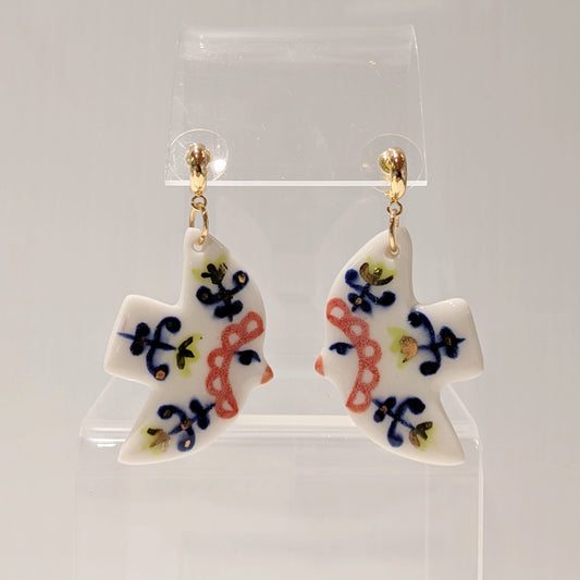 Bird Porcelain Earrings