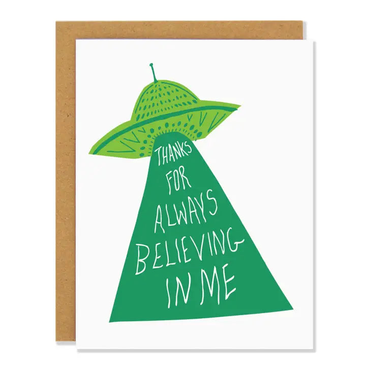Ufo - Carte de remerciement