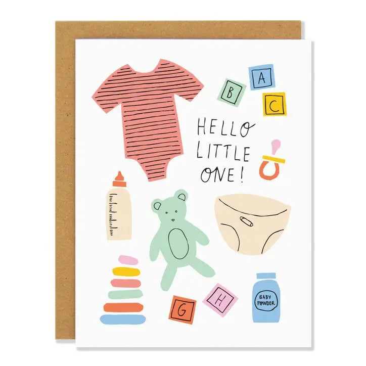 Carte pour bébé - Little One