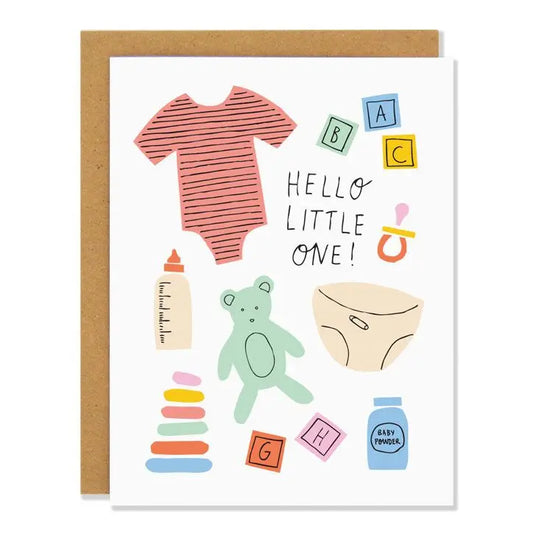Carte pour bébé - Little One