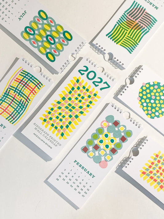 2027 Abstract Shapes Calendar