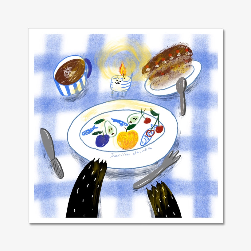 Impression - Cat Dinner Time