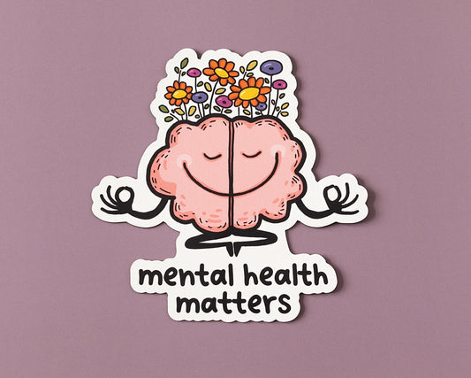 Mental Health Matters Vinyl Sticker