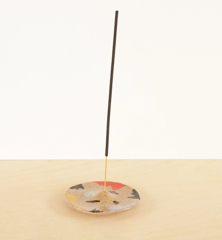 Ceramic Incense Holder - Colour Patterns