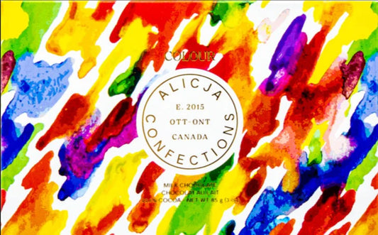 Couleur • chocolat au lait 33,6 %