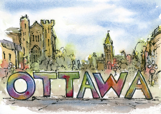 Tommy Lee Print - Ottawa sign