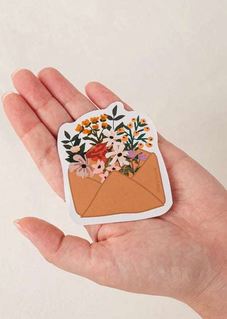 Flower Envelope - Vinyl Sticker