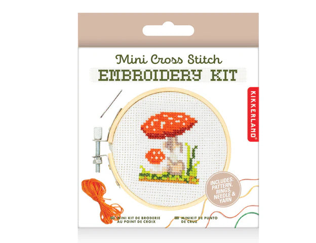 Mini kit de broderie au point de croix