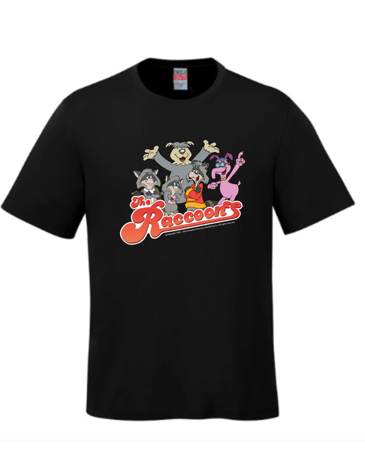 The Raccoons - Group T-Shirt in Black