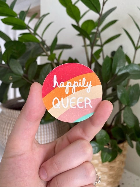 Happily QUEER Sticker