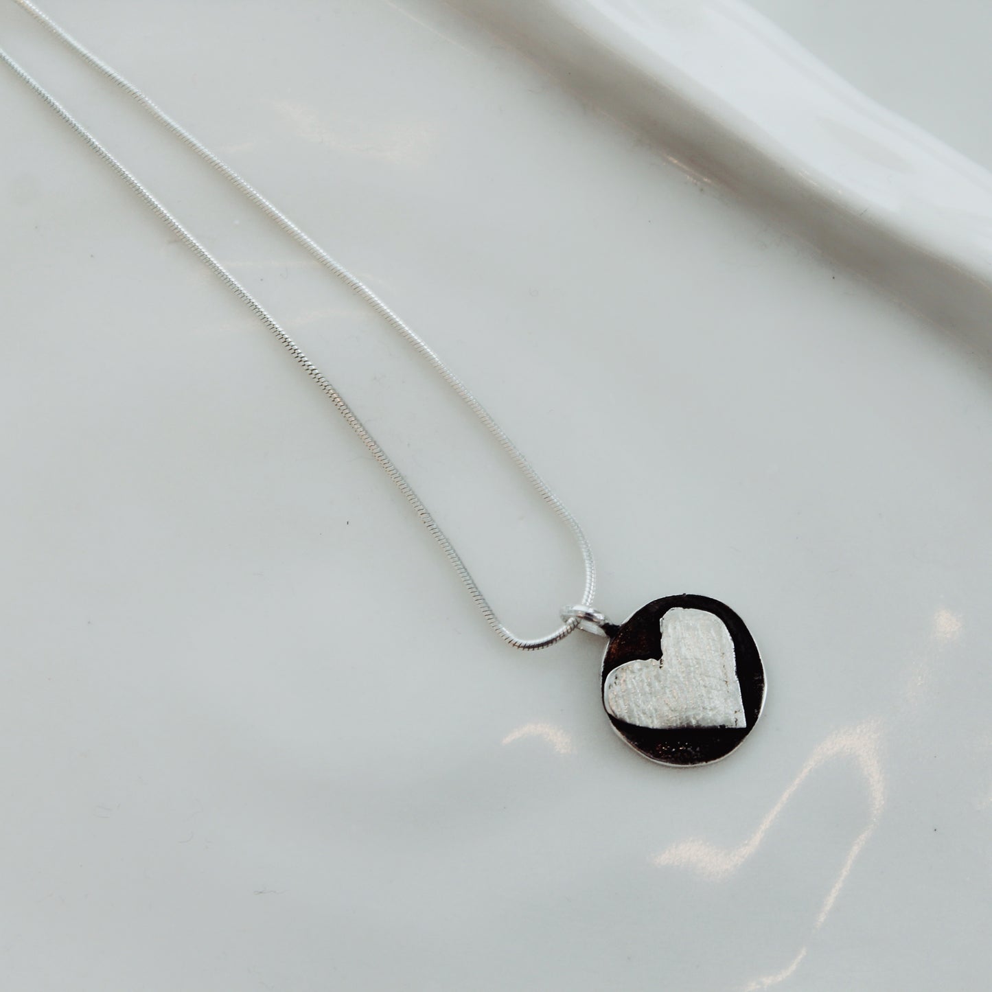 Heart Silver Necklace