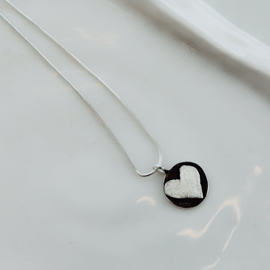 Heart Silver Necklace