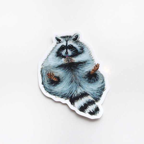 Raccoon Sticker