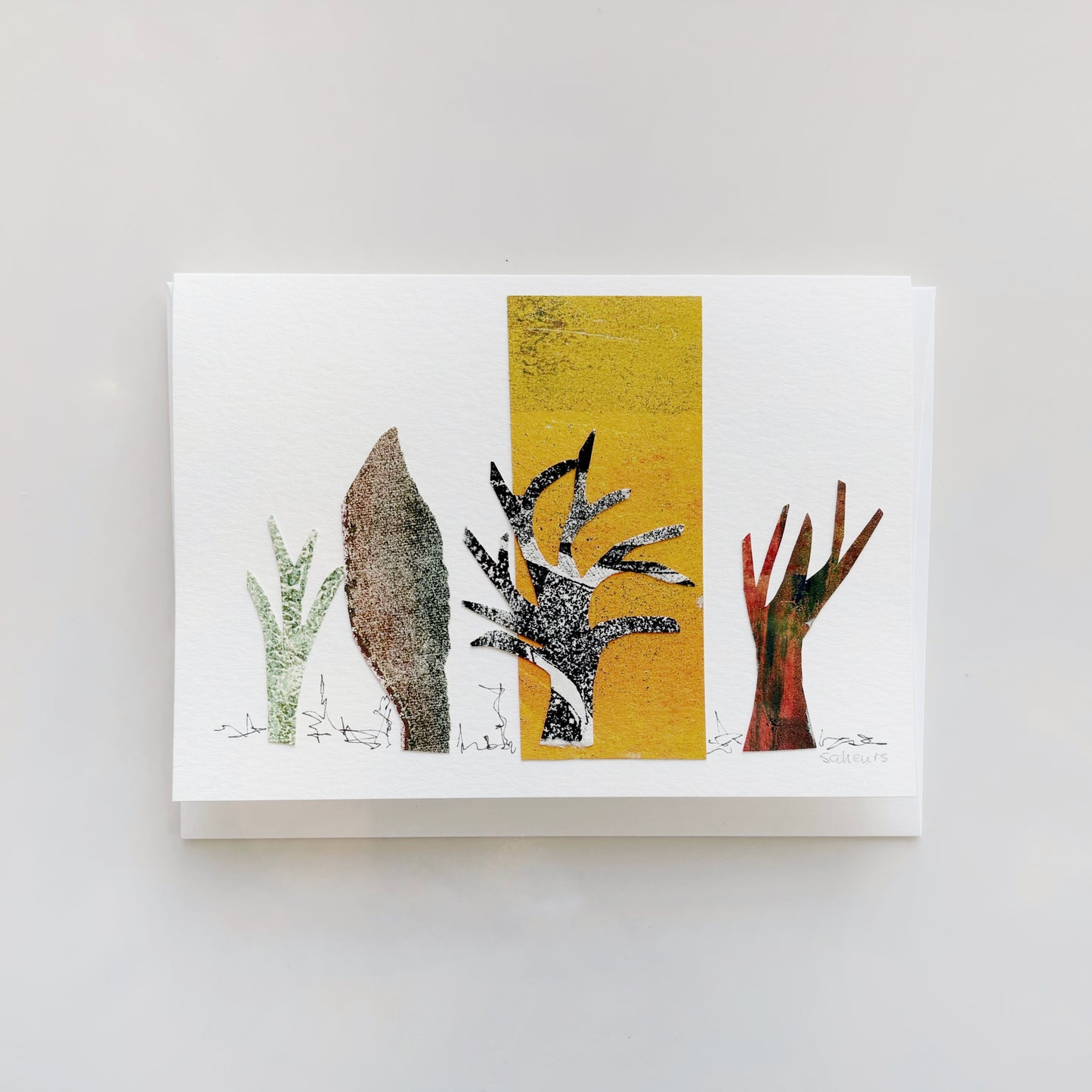 Eliane Saheurs carte «Temperte Forest»