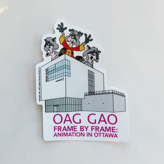 Autocollant The Raccoons at the OAG