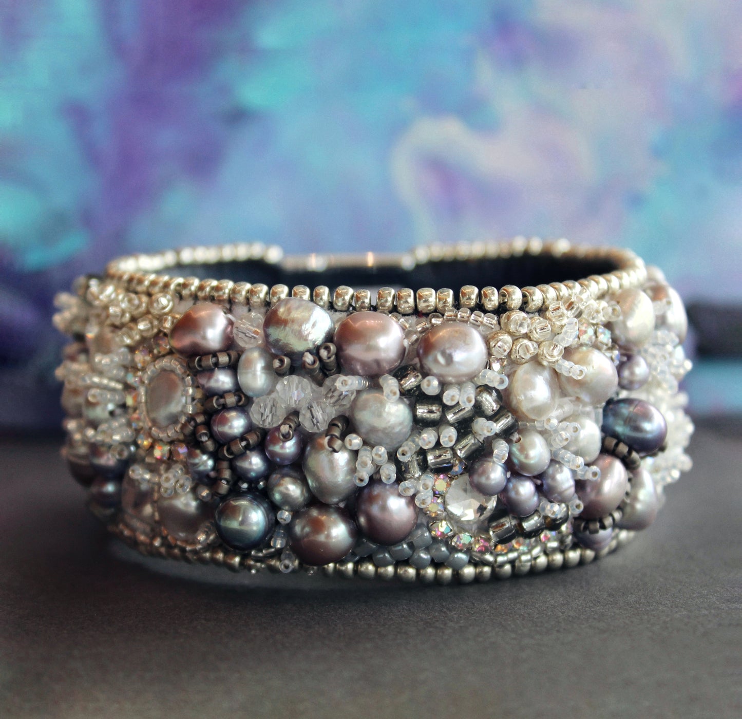 Judy Lovell - Beaded Cuff (Glamour, Girl)