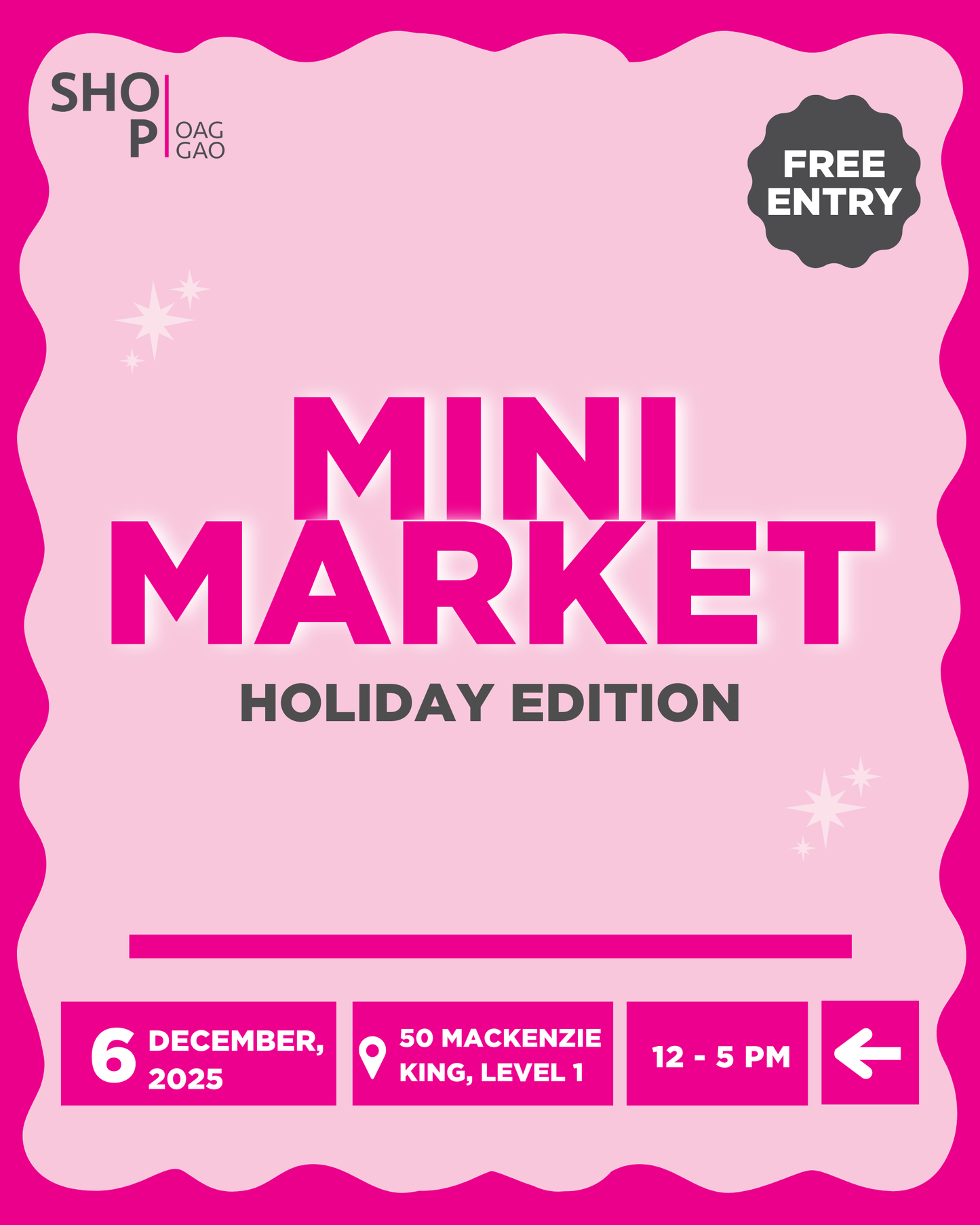 Mini Market Vendor Fee