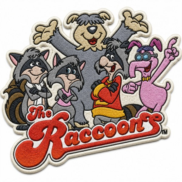 The Raccoons - Embroidered Iron On Patch