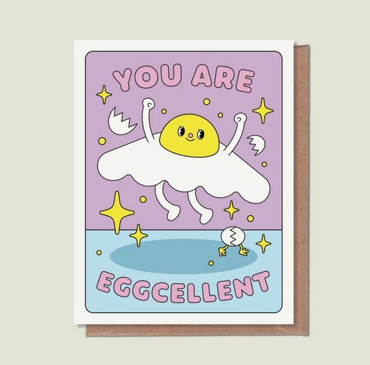 Carte De Voeux «You Are Eggcellent»
