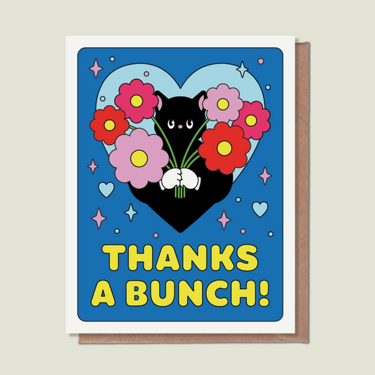 Carte De Vœux «Thanks A Bunch»