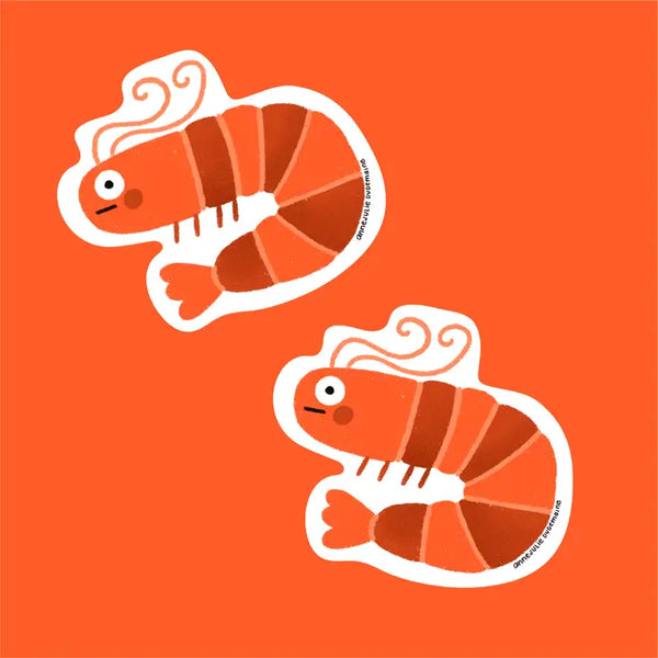 Sticker | Autocollant Crevette