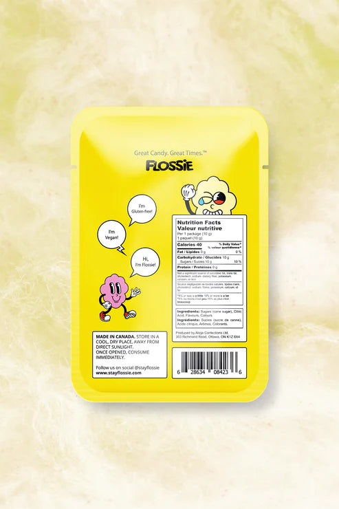 Flossie Cotton Candy - Sour Lemon