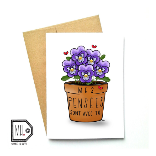 Made in Happy - Mes pensées card
