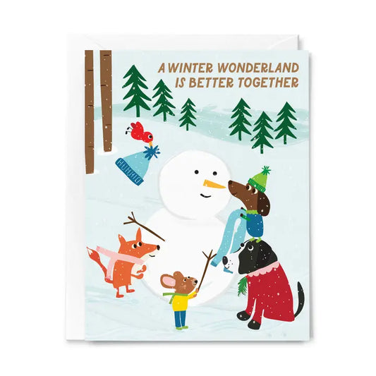 A Winter Wonderland is Better Together Card