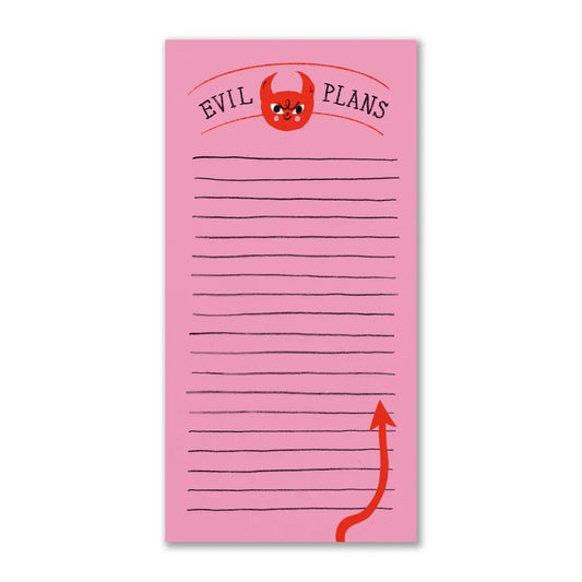 Bloc-notes - Evil Plans