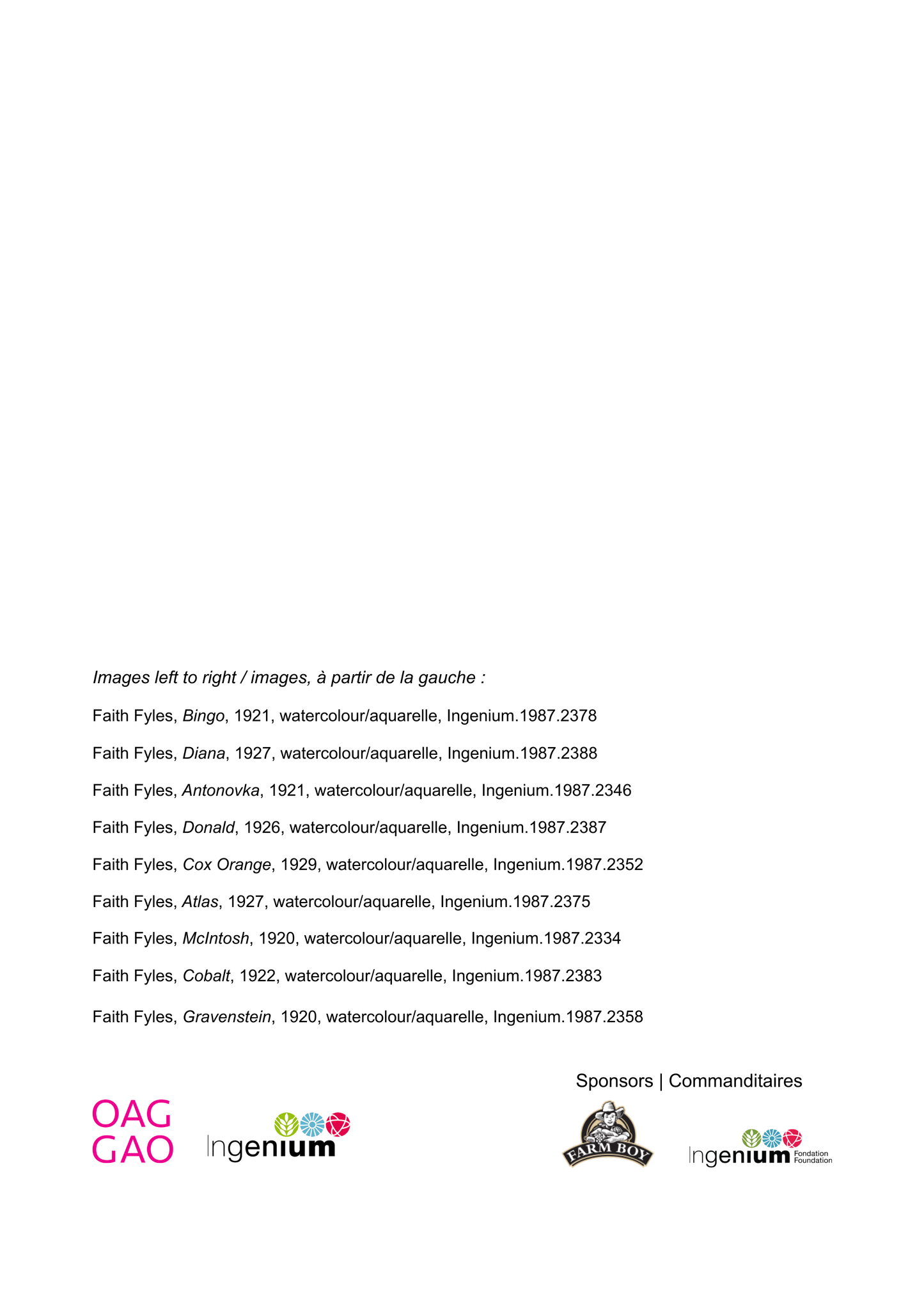 Faith Fyles: In Full Bloom | Apple Postcard