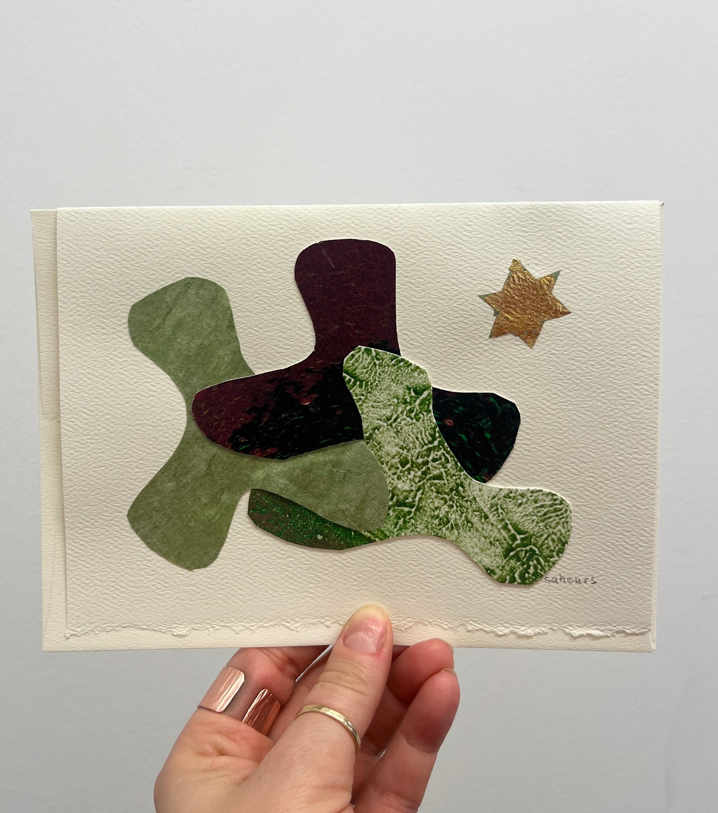 Eliane Saheurs Collage Card