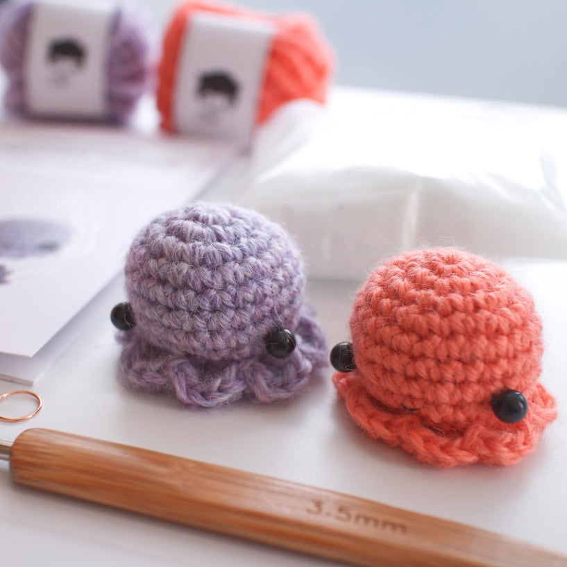 Little Octopuses Crochet Kit - Beginner Amigurumi Kit