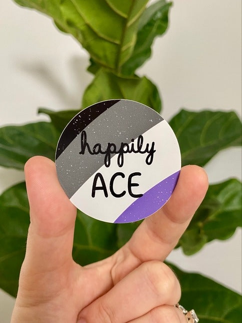 Happily ACE Sticker