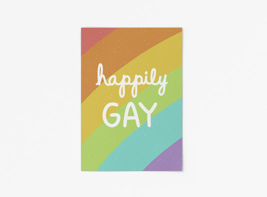 Happily Gay - Art Print