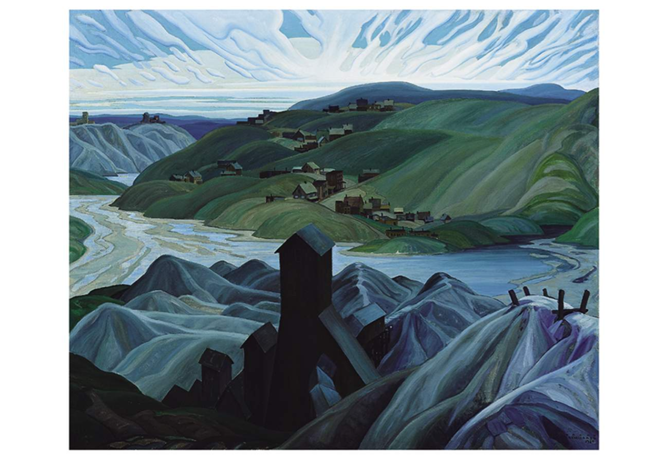 Carte postale «Franklin Carmichael : A Northern Silver Mine»