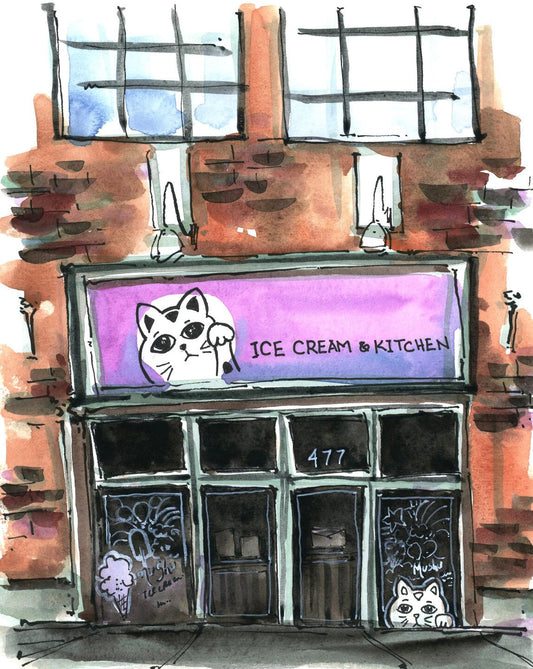 Tommy Lee Print - Moo Shu Ice Cream