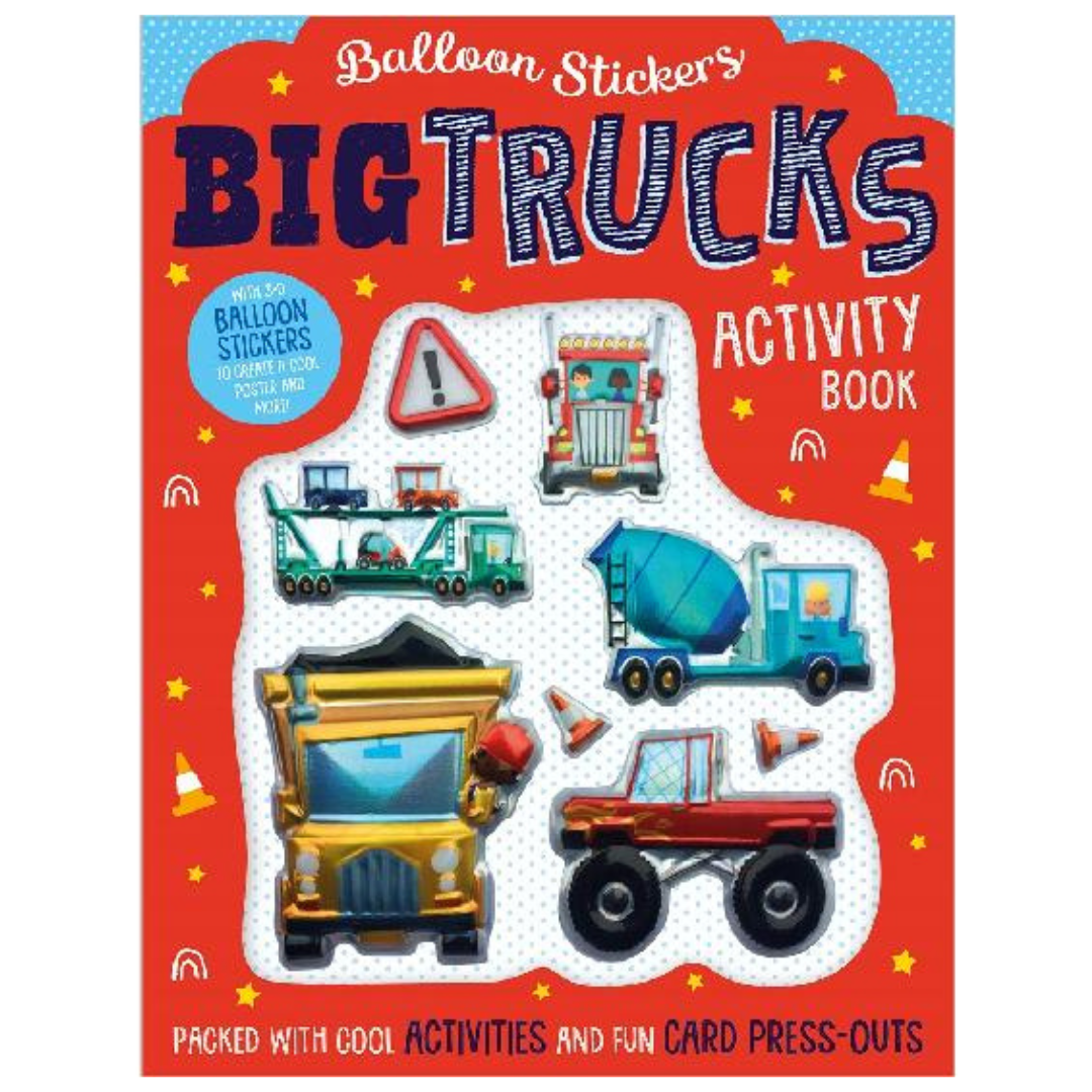 Big Trucks - Balloon Sticker Activity Book