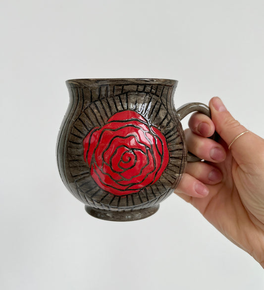 Rosalie Gingras - tasse rose