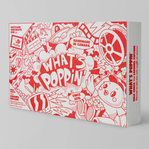 What's Poppin' Milk Postcard Chocolate Bar