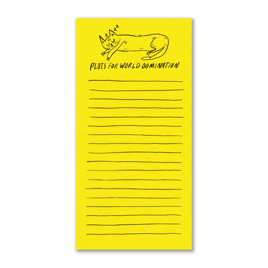 World Domination Notepad