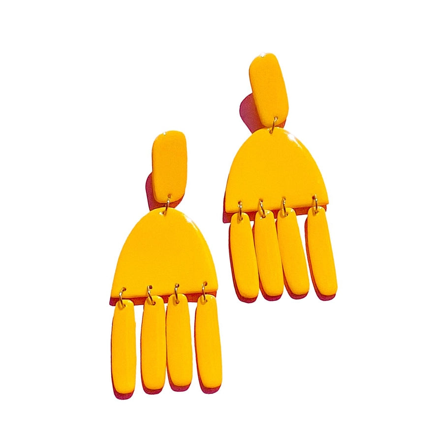 boucles d'oreilles clous avec visage souriant