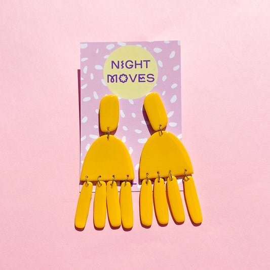 boucles d'oreilles clous avec visage souriant