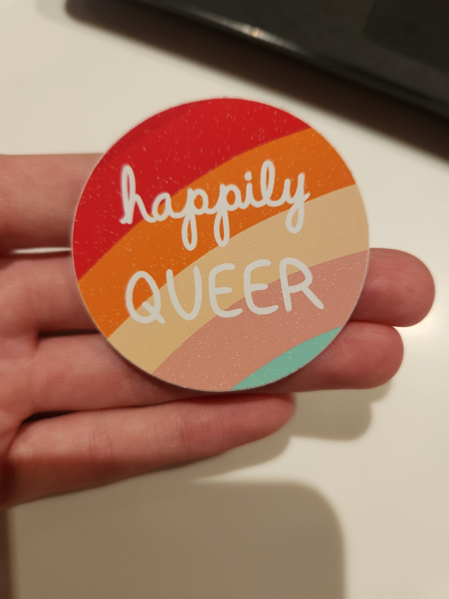 Happily Queer Sticker