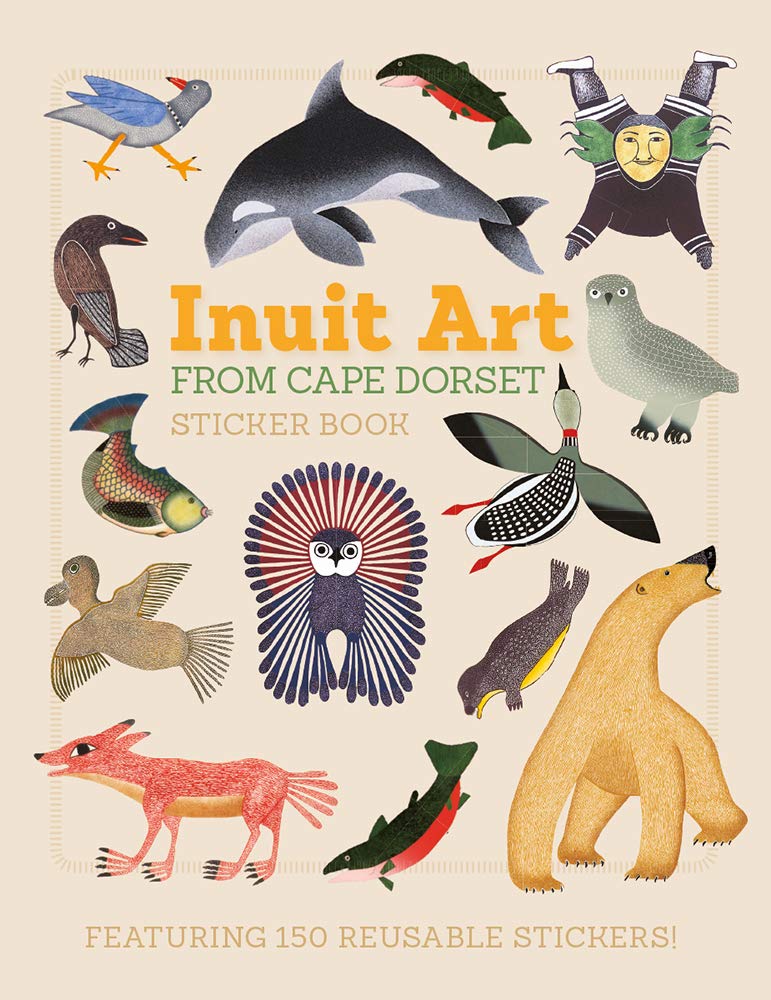 Livre d'autocollants Inuit Art (de Cape Dorset)
