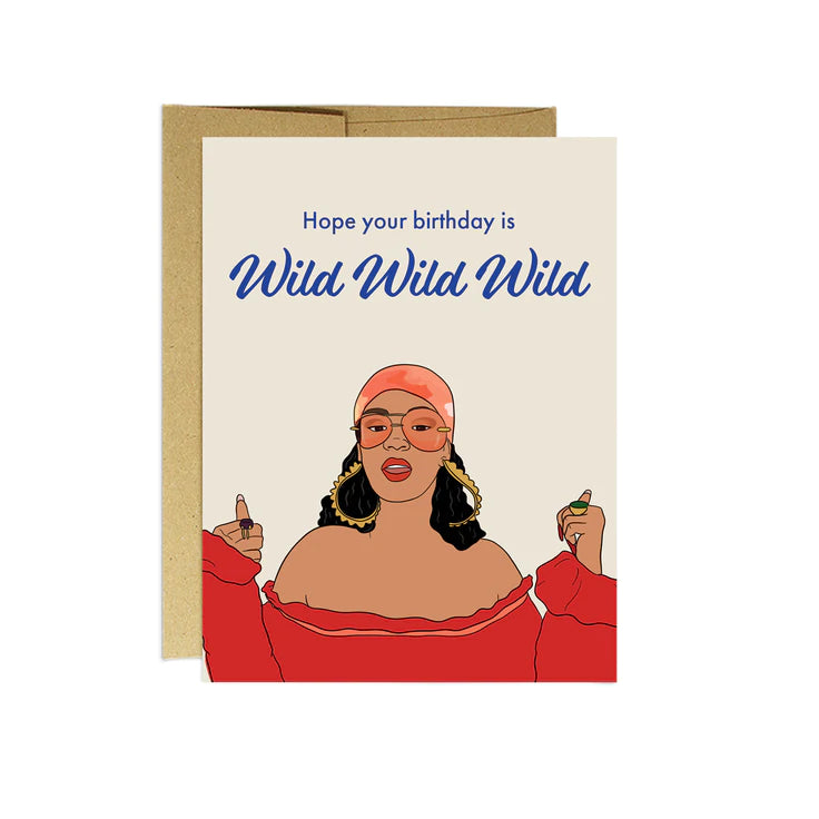 Carte d'Anniversaire Rihanna Wild Wild Wild Birthday Card