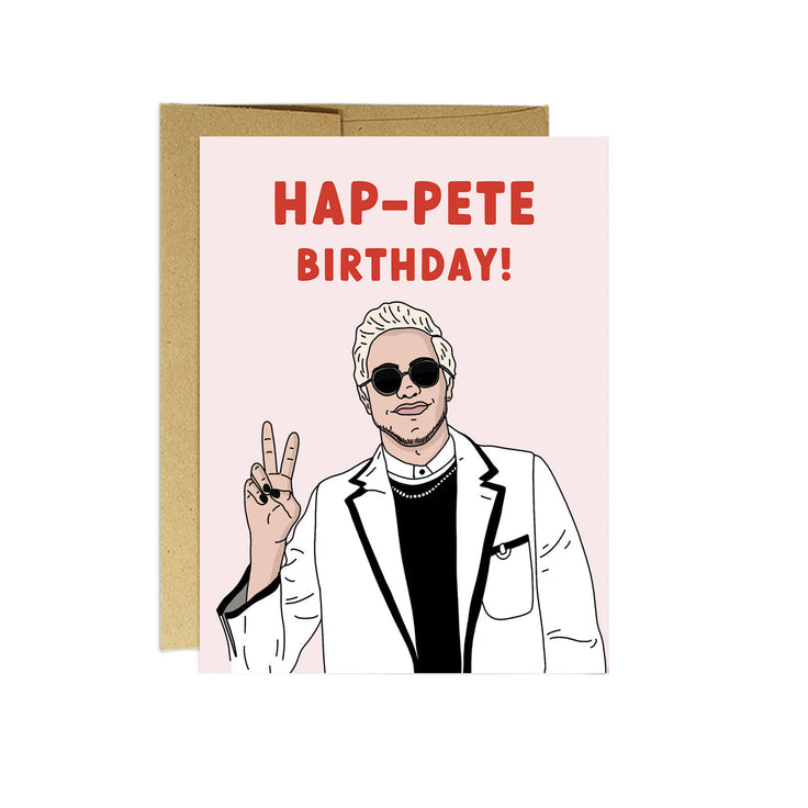 HAP-PETE BIRTHDAY CARD