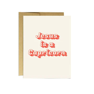 Jesus is a Capricorn Card