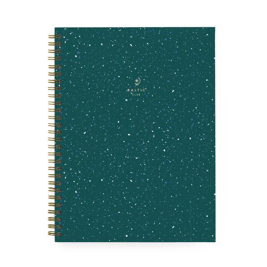 Emerald Terrazzo Spiral Notebook