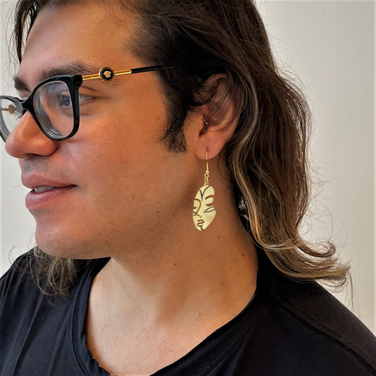 InukChic Face earrings