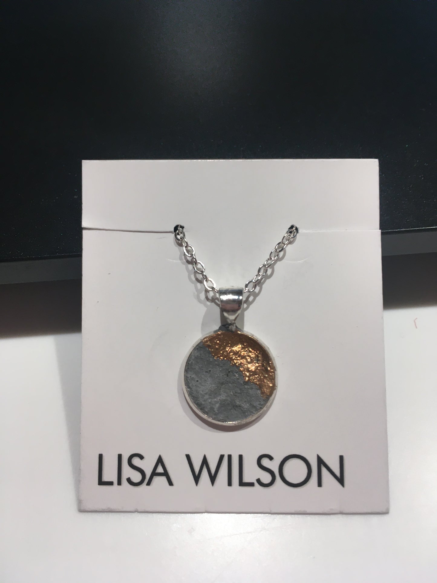 SMALL silver pendant on fine chain